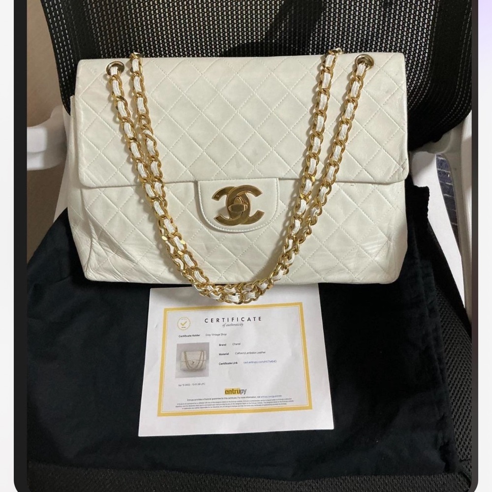 Sold Chanel Maxi single flap
